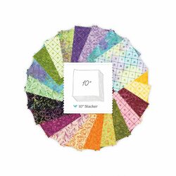 Expressions Batiks 10" Square Pack in Charm & Splendor