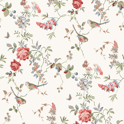 Floral in Cream