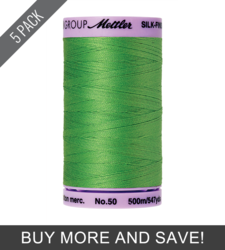 Light Kelly (9104-1099) - Silk Finish Cotton 50wt - 547 Yards (5 Pack)
