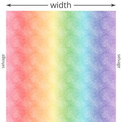 Rainbow Glitter in Pastel