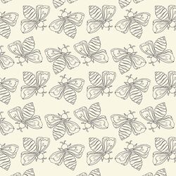 Pollinator in Ebony on Cream