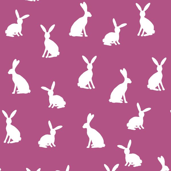 Cottontail Silhouette in Azalea
