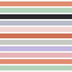 Large Monster Stripe in Pastel Party