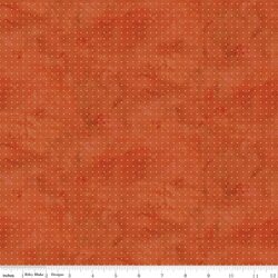 Polka Dots in Dark Pumpkin