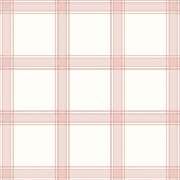 Homespun Plaid in Daisy Pink