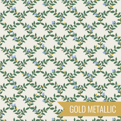 Arbor Rose in Cream Metallic