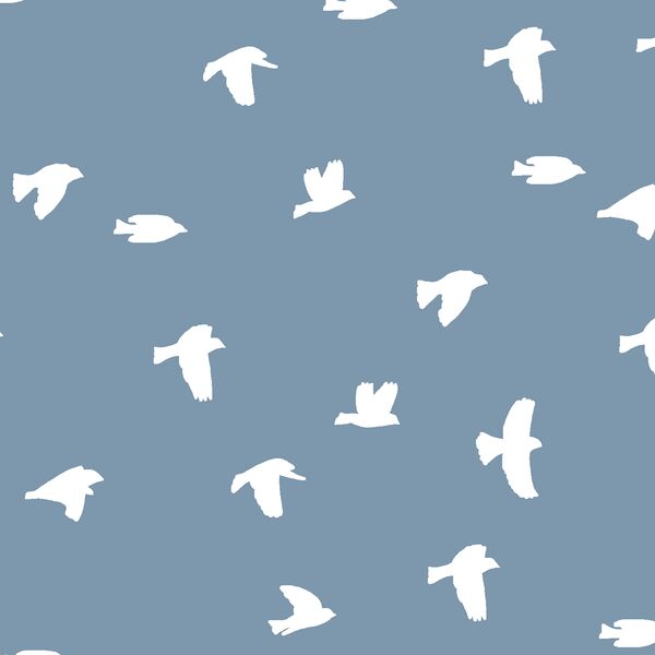 Flock Silhouette in Dusk