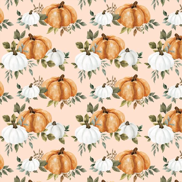 Pumpkin Fields in Light Pink