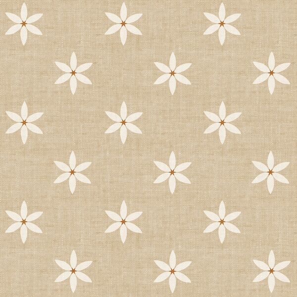 Star Flowers in Tan