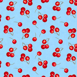 Cherries in Blue