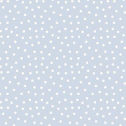 Tossed Polka Dot in Pond Blue
