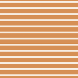 Stripe in Warm Orange