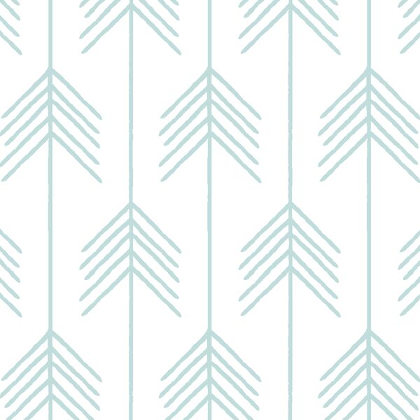 Vanes in Glacier Blue on White