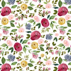 Garden Blooms in Autumn Bouquet