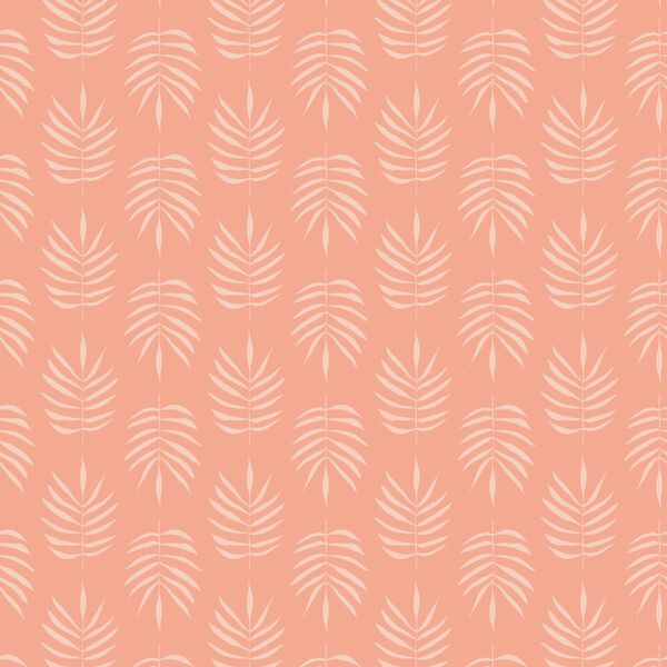 Leaf Silhouette in Lily Pink
