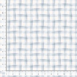 Gingham Wash in Egret