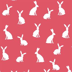 Cottontail Silhouette in Passion