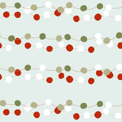 Large Garland in Ice Blue