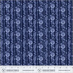 Garden Rows in Delft Blue