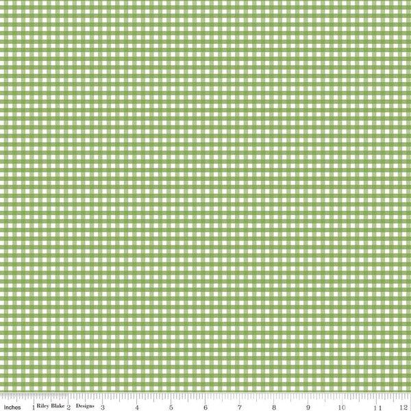 1/8" Gingham in Green