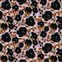 Midnight Roses in Vintage Lilac