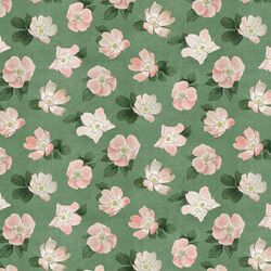 Large Briar Floral in Fern Green