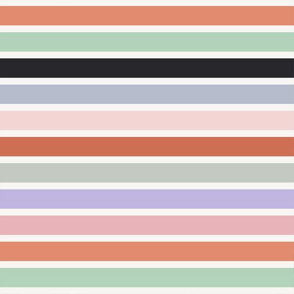 Large Monster Stripe in Pastel Party