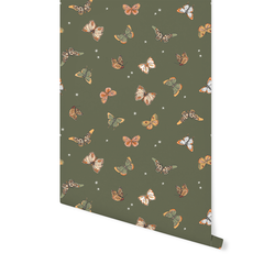 Butterfly Sky in Deep Olive