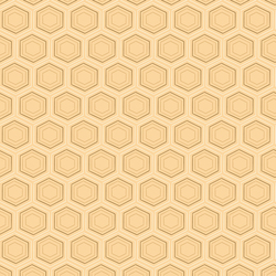 Honeycomb Dreams in Gold