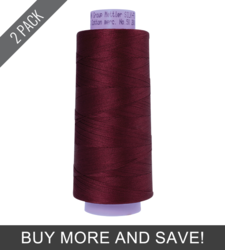 Cranberry (9150-0918) - Silk Finish Cotton 50wt - 2000 Yards (2 Pack)
