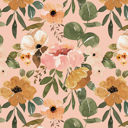 Charlotte Boho Floral in Petal