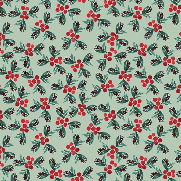 Winter Holly in Pine Green