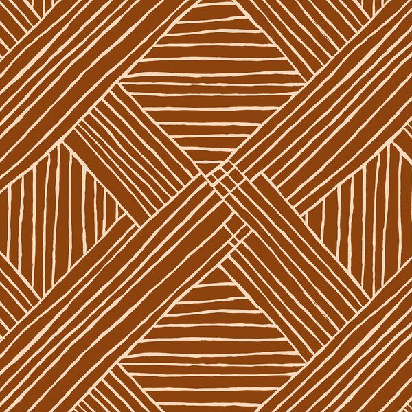 Diamond Stripe in Copper