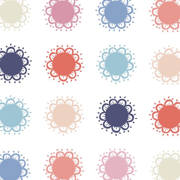 Doily Dots in White