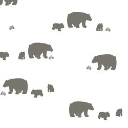 Bear Silhouette in Greige