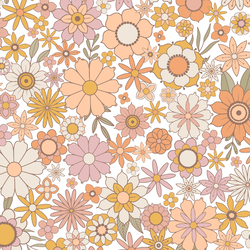 Far Out Floral in Groovy