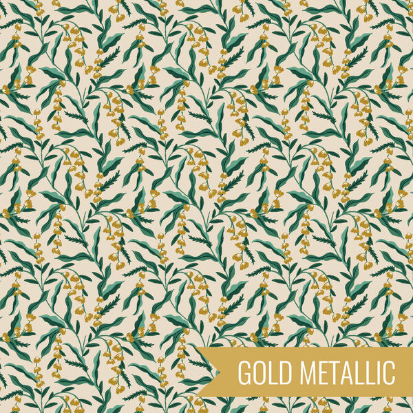 Lily in Cream Metallic