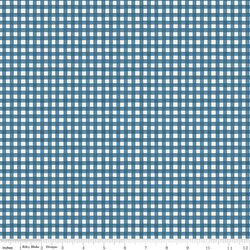 Gingham in Navy