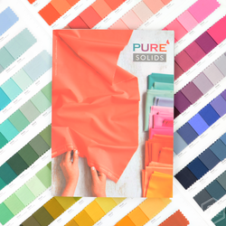 Pure Solids Color Swatch Card Panel