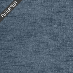 Cotton Slub in Iron Blue