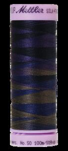 Deep Night (9075-9813) - Silk Finish Cotton Multi 50wt - 109 Yards