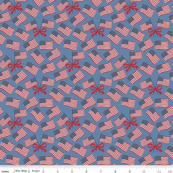 Flags in Blue