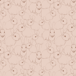 Bunny Sketches in Birch