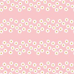 Daisy Stripe in Rosy Pink