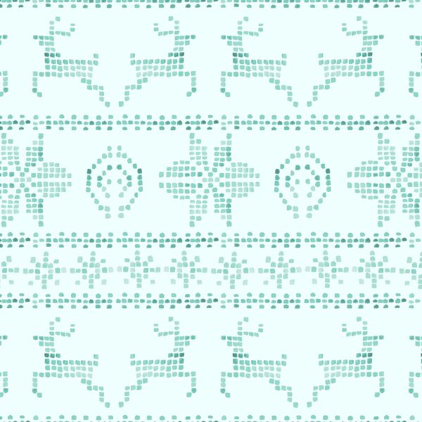 Fair Isle in Minty