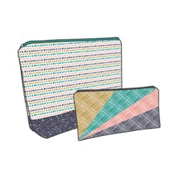 Zip Pouches Panel in Summer
