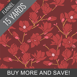 Magnolia Flannel in Seven - 15 Yard Bolt