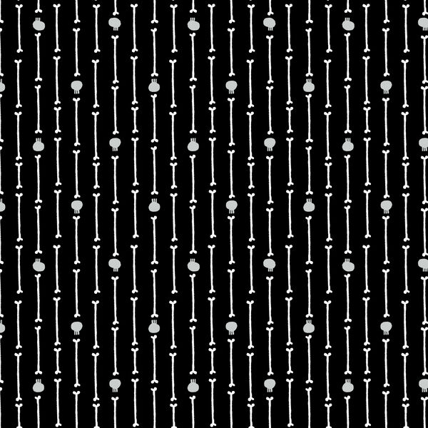 Skull Stripe in Black