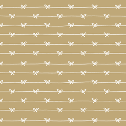 Ribbon Bow Stripe in Golden Olive