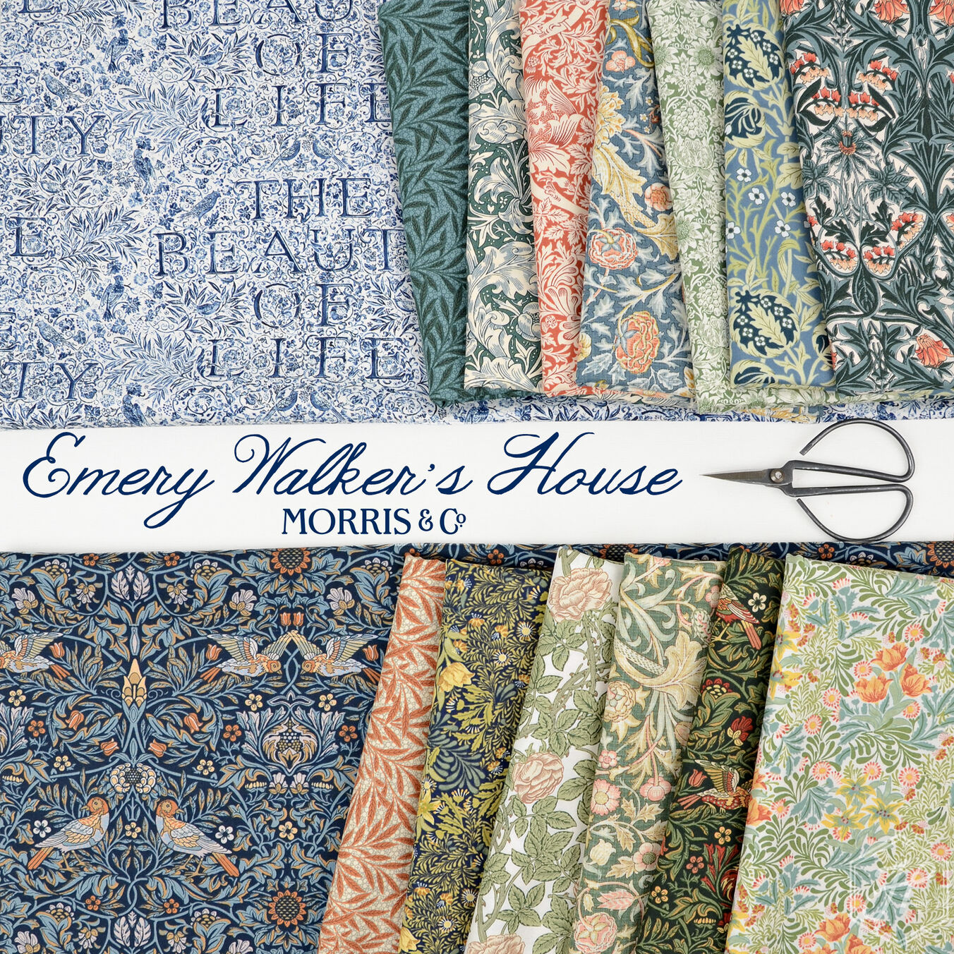 Emery Walker's House Bower  Navy